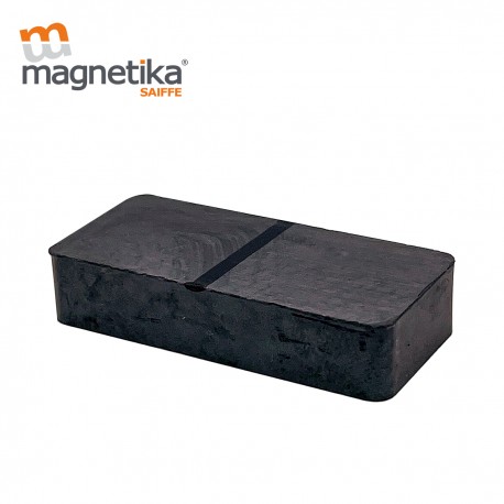 IMAN DE FERRITA CERAMICA BLOCK 1.875" X 0.875" X 0.393" BIPOLAR