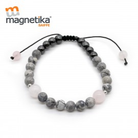 PULSERA MAGNETICA CON PIEDRA NATURAL (MUJER)