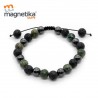 PULSERA MAGNETICA CON PIEDRA NATURAL (HOMBRE)