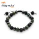PULSERA MAGNETICA CON PIEDRA NATURAL (HOMBRE)