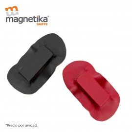IMAN DE CERAMICA FERRITA BLOCK FORRADO EN PIEL 2.000" X 1.000" X 0.500" (1 PIEZA)