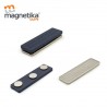 PORTA GAFETE MAGNETICO 3 IMANES 4.5mm X 13mm